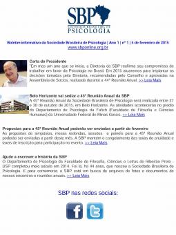 SBP lança boletim informativo…